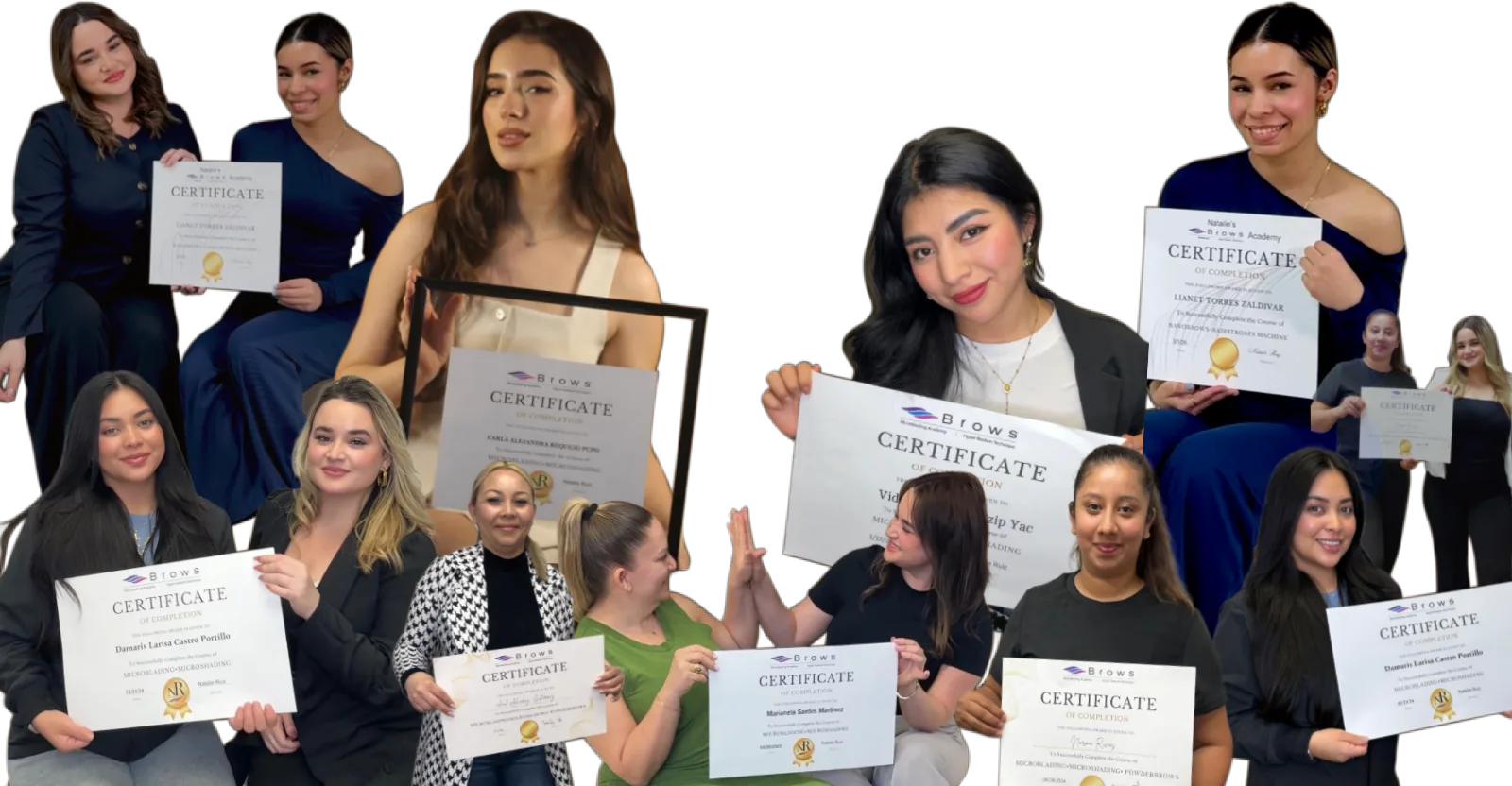 Nazora Studio permanent makeup course graduates, Tampa